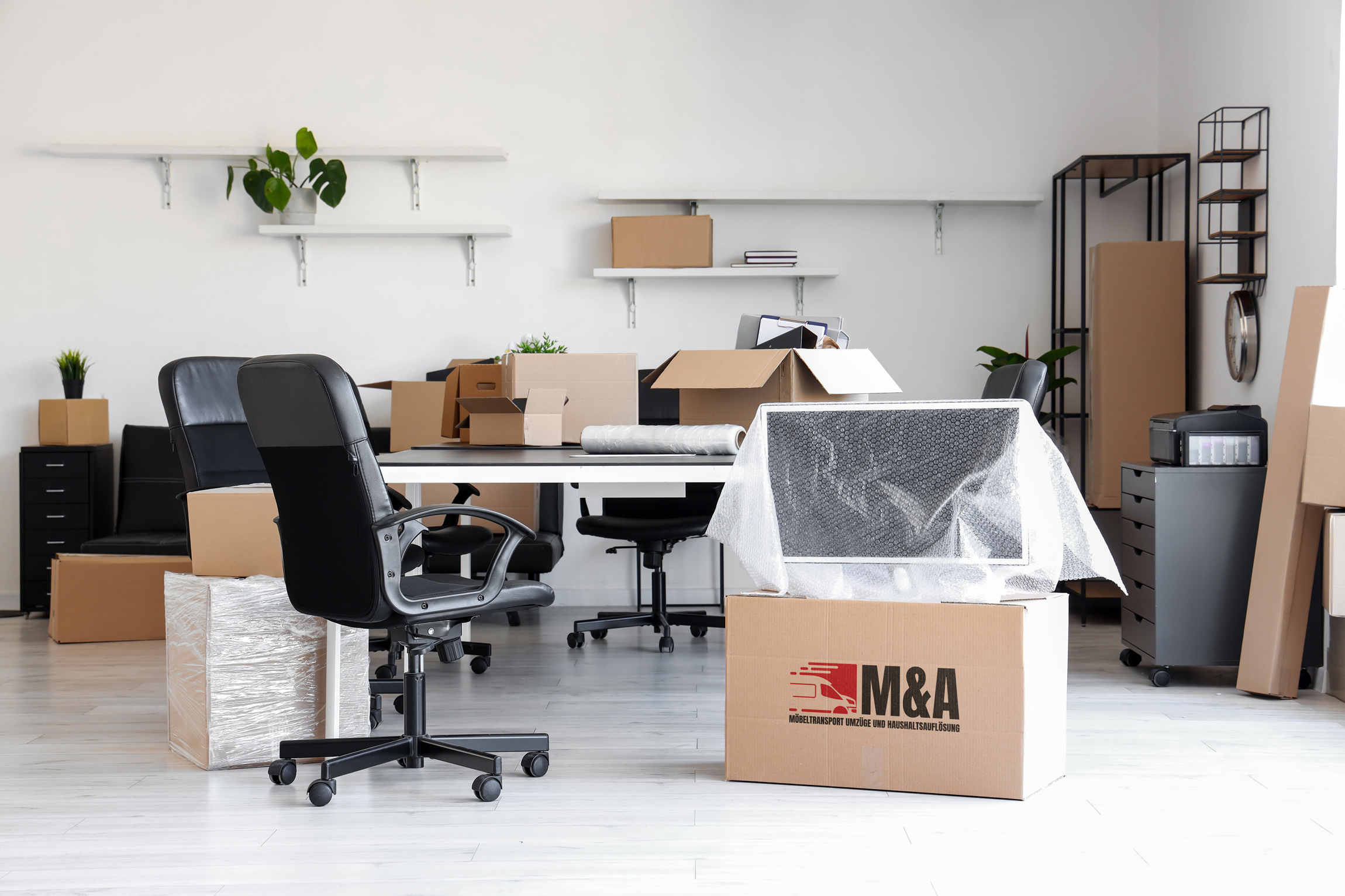 Büro- und Gebäudeumzüge